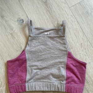 Gray and Pink Tank Top